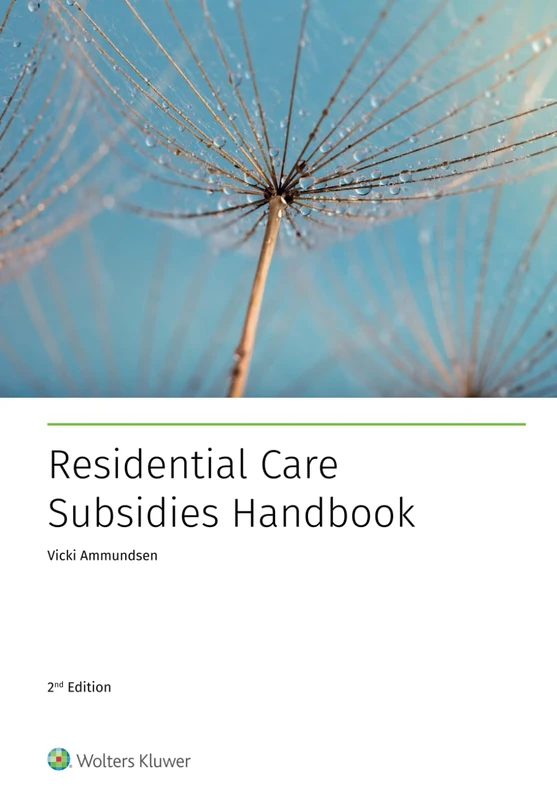 Residential Care Subsidies Handbook 2nd Edition