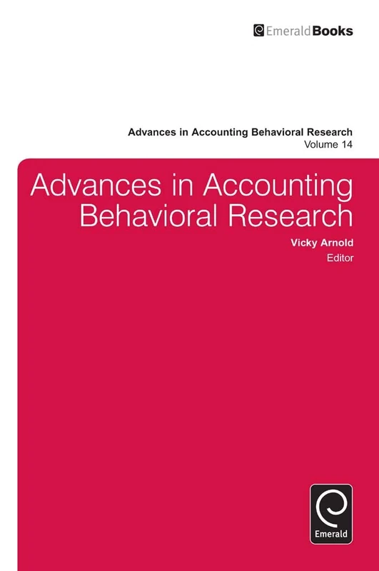 Advances in Accounting Behavioral Research: 14