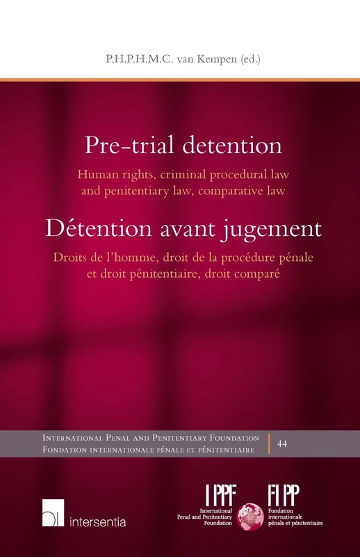 Intersentia Pre-Trial Detention - Comparative Law Book