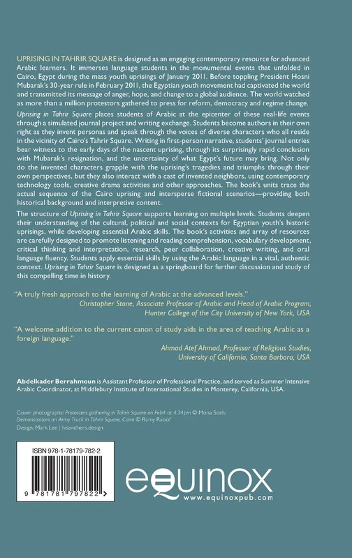 Uprising in Tahrir Square: A Collaborative Journal and Interactive Teaching Tool for Arabic Classrooms: An Interactive Toolkit for Advanced Arabic Classrooms