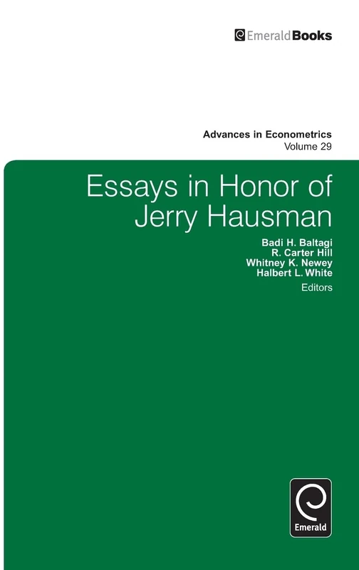 Essays in Honor of Jerry Hausman: 29 (Advances in Econometrics, 29)