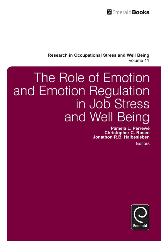 The Role of Emotion and Emotion Regulation in Job Stress and Well Being: 11 (Research in Occupational Stress and Well Being, 11) - Image 1