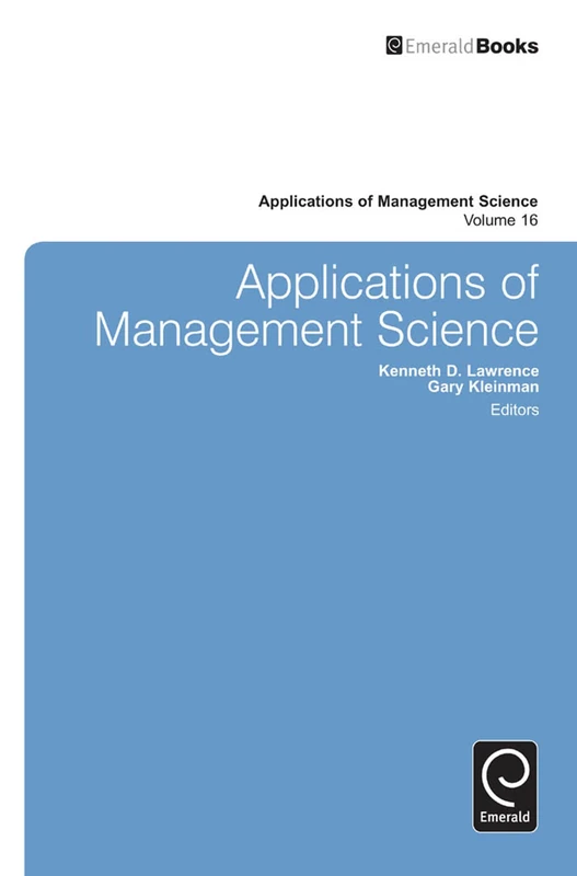 Applications of Management Science: 16