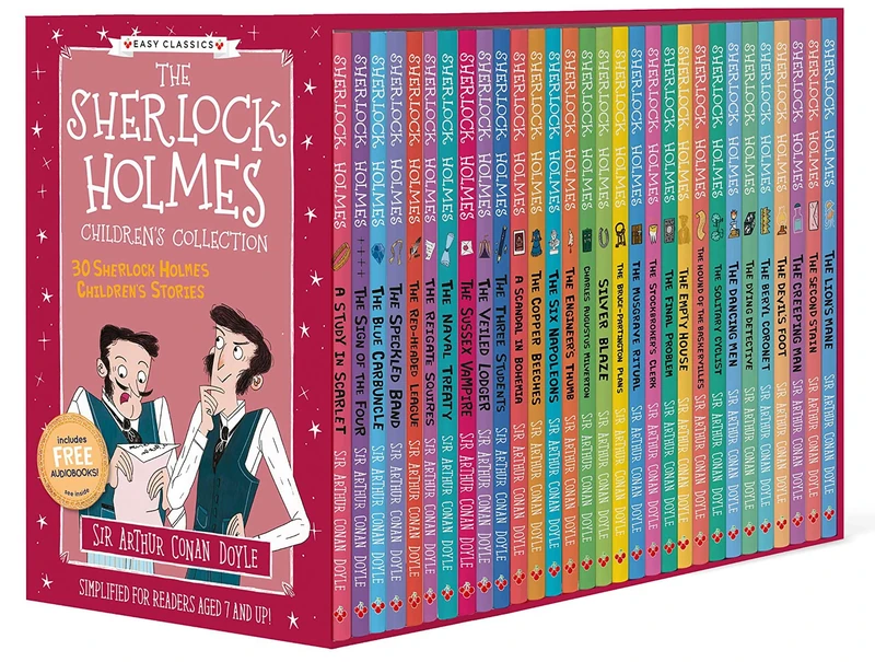The Sherlock Holmes Children’s Collection: 30 Book Box Set (A Study in Scarlet, The Sign of the Four ... The Final Problem, The Hound of the ... Holmes Children's Collection (Easy Classics))