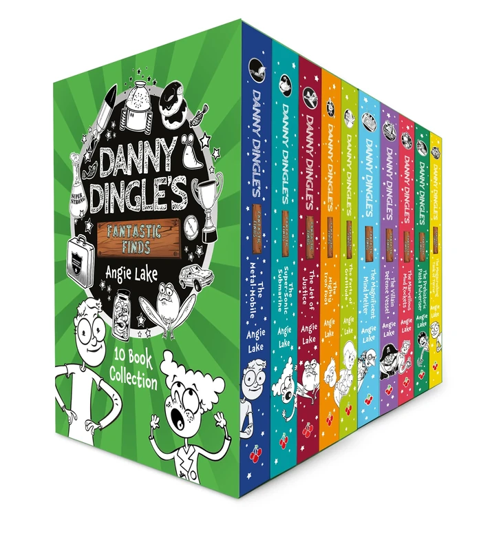Danny Dingle's Fantastic Finds - Funny Inventions & Superhero Kids 10 Books Collection ((The Metal-Mobile, The Super-Sonic Submarine, Jet of Justice, Mighty Iron Foot, The Farts of Gratitude & More)