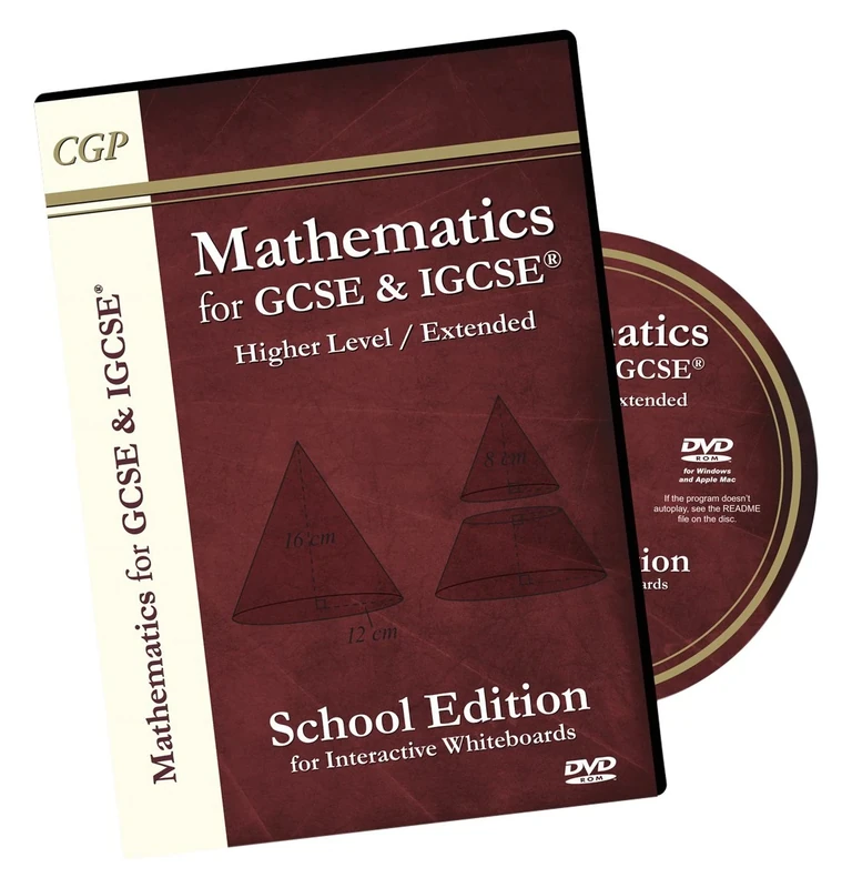 Maths for GCSE and IGCSE®, Higher Level / Extended: School Edition for IWBs - DVD-ROM (A*-G Resits)