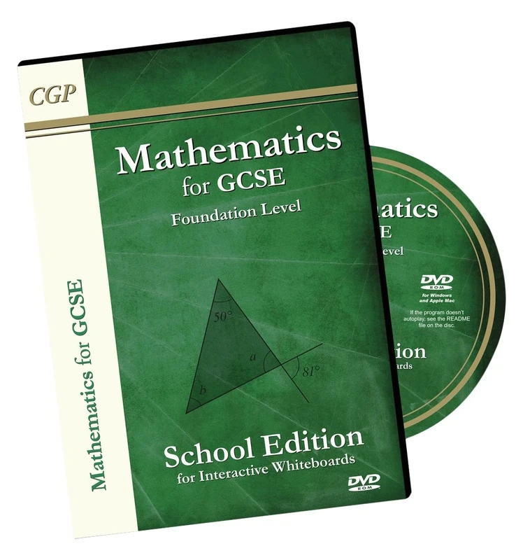 Maths for GCSE, Foundation Level: School Edition for IWBs - DVD-ROM (A*-G Resits)