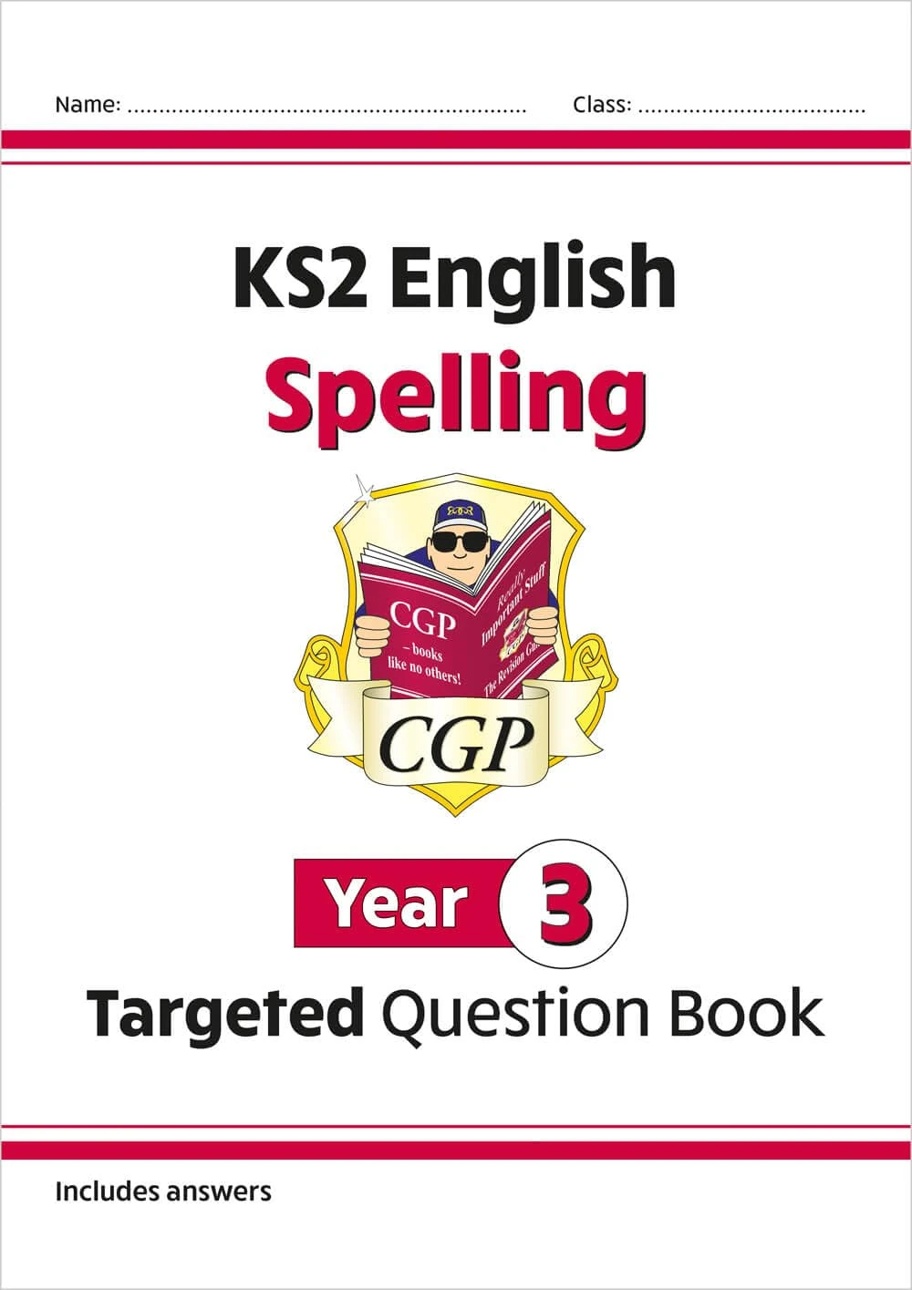 KS2 English Year 3 Spelling Targeted Question Book (with Answers) (CGP Year 3 English)