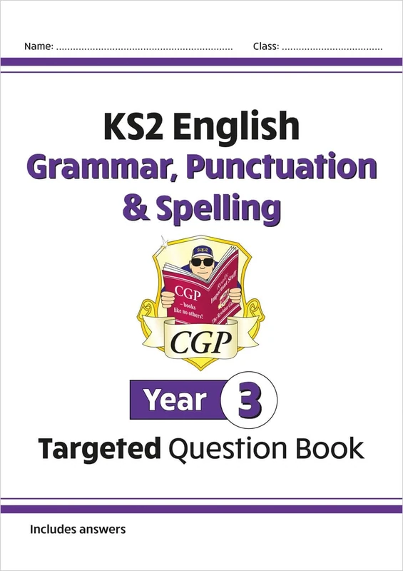 CGP KS2 English Year 3 Grammar, Punctuation & Spelling Book
