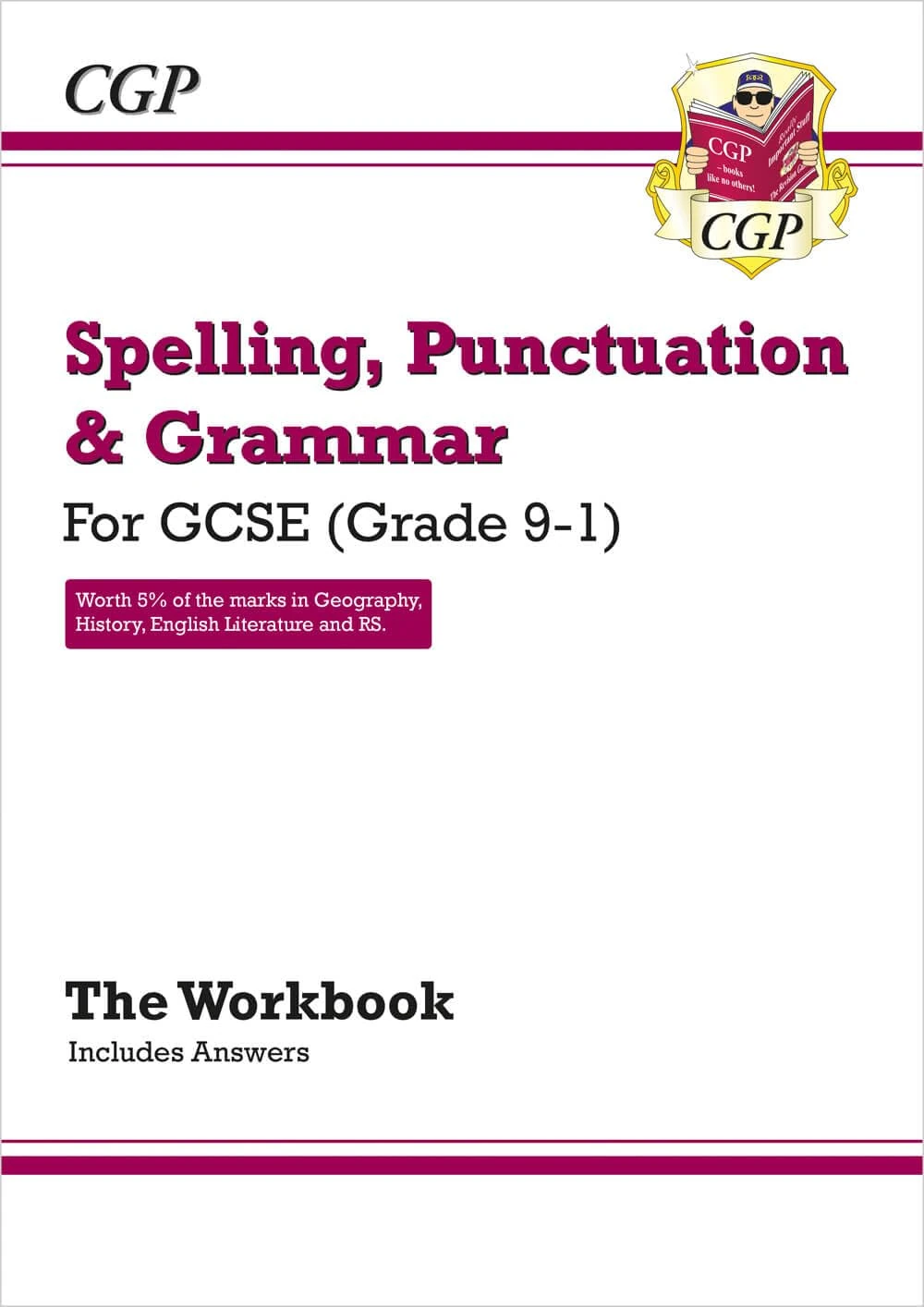 GCSE Spelling, Punctuation and Grammar Workbook (includes Answers): for the 2026 and 2027 exams