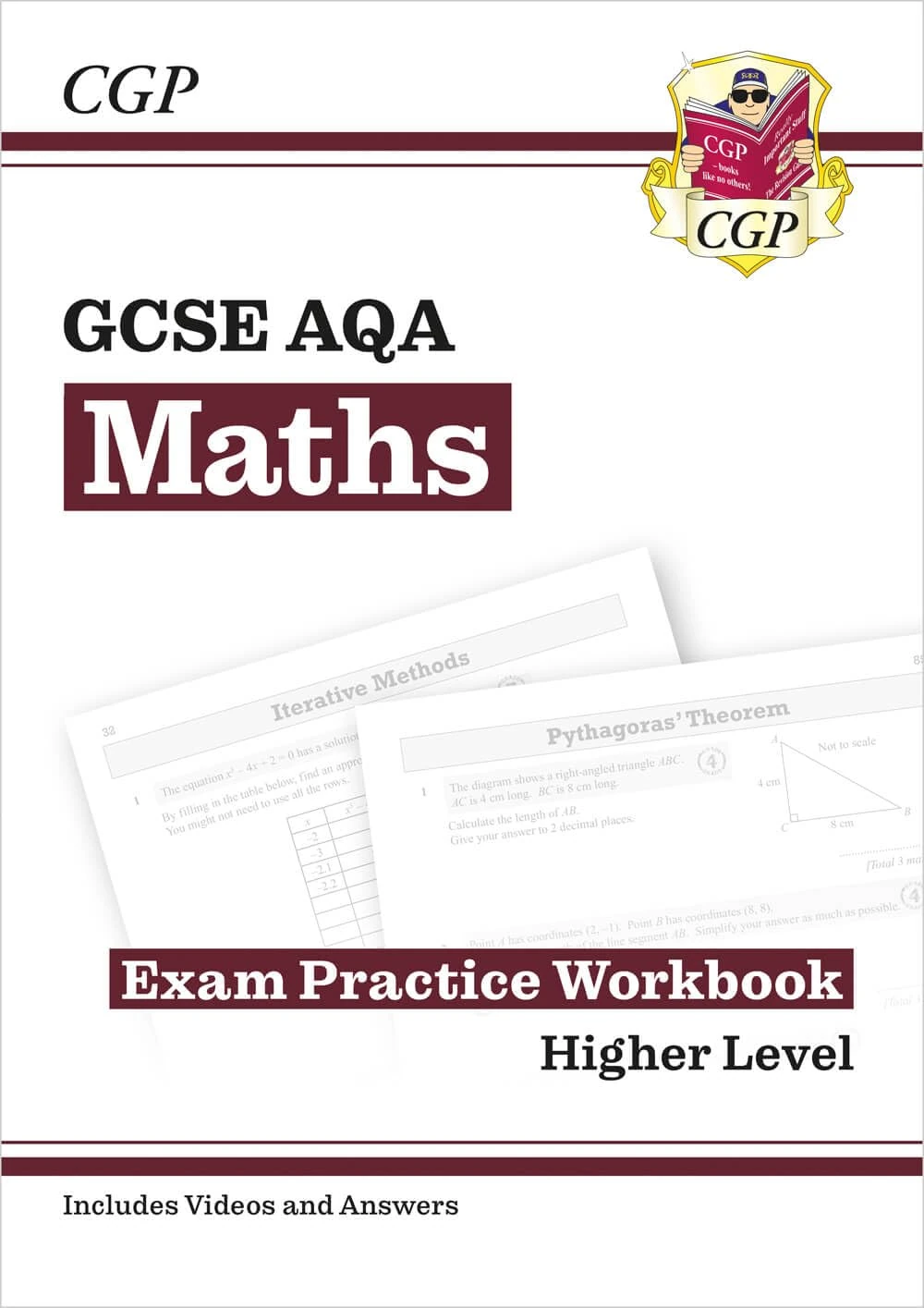 GCSE Maths AQA Exam Practice Workbook: Higher - includes Video Solutions and Answers: for the 2026 and 2027 exams