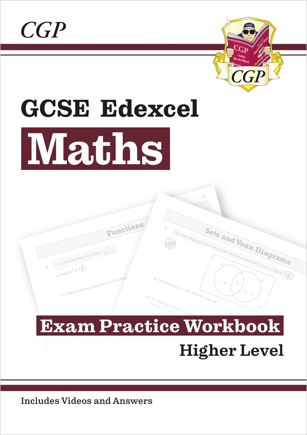 GCSE Maths Edexcel Exam Practice Workbook: Higher - includes Video Solutions and Answers: for the 2026 and 2027 exams