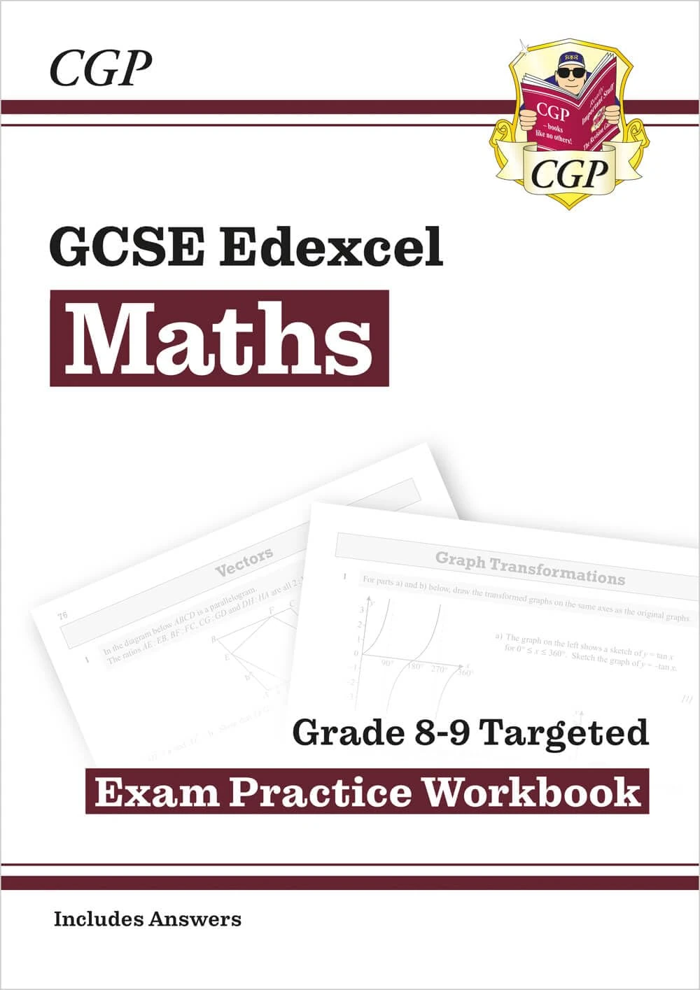 GCSE Maths Edexcel Grade 8-9 Targeted Exam Practice Workbook (includes Answers): for the 2026 and 2027 exams