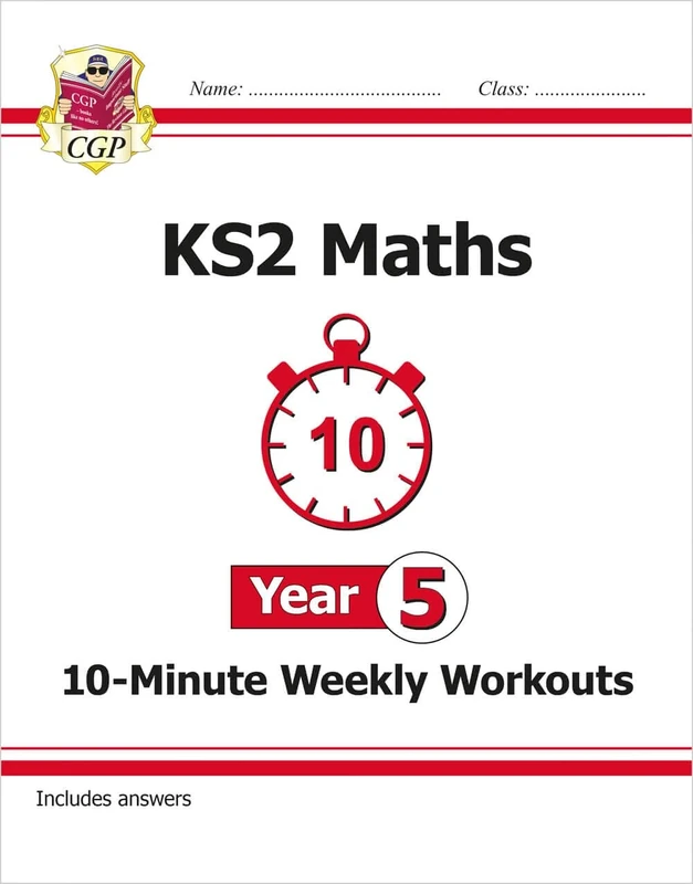 KS2 Year 5 Maths 10-Minute Weekly Workouts (CGP Year 5 Maths)