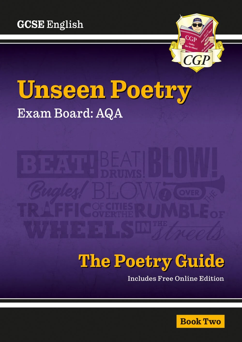 GCSE English AQA Unseen Poetry Guide - Book 2 includes Online Edition: for the 2026 and 2027 exams (CGP AQA GCSE Poetry)
