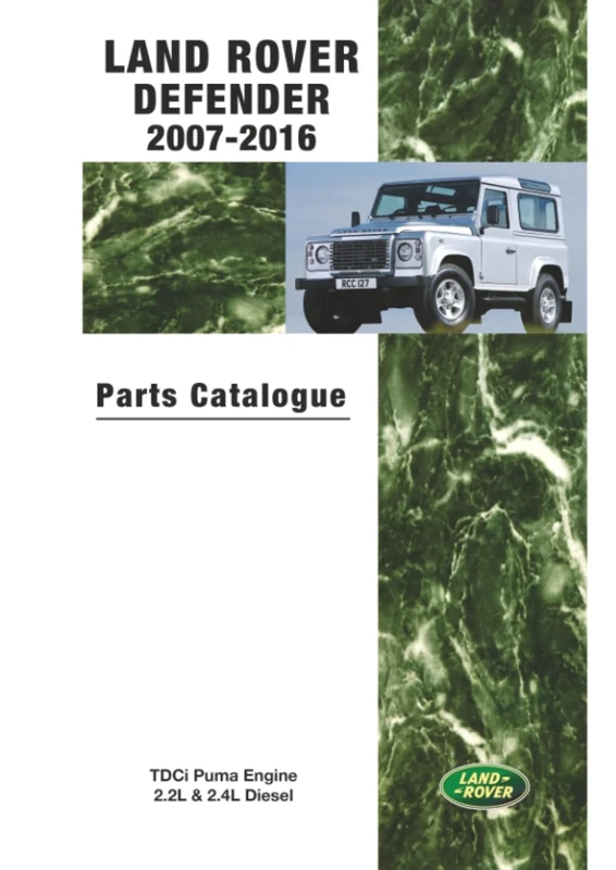 Land Rover Defender 2007-2016 Parts Catalogue
