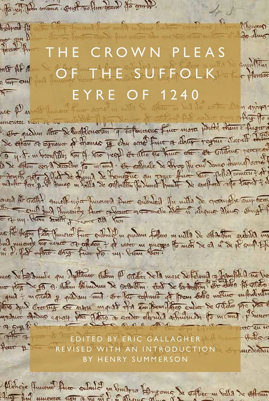 The Crown Pleas of the Suffolk Eyre of 1240: 64 (Suffolk Records Society) - Image 1