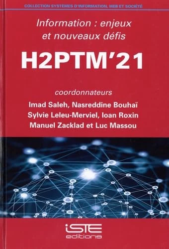H2ptm'21: Actes de H2PTM'21. 13, 14 et le 15 octobre 2021 au Campus Condorcet Paris-Aubervilliers - Image 1
