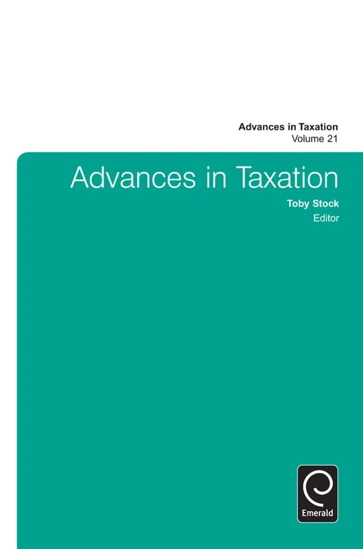 Advances in Taxation: 21