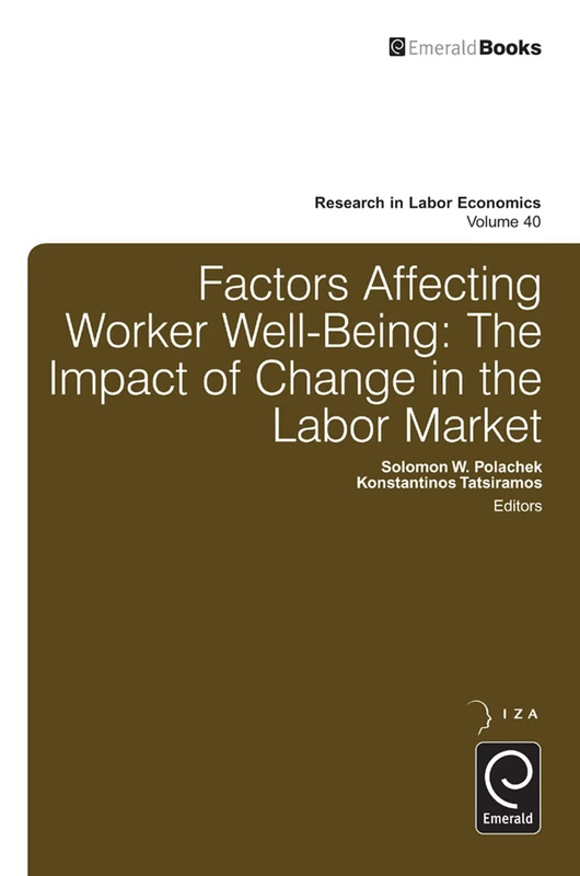 Factors Affecting Worker Well-Being: The Impact of Change in the Labor Market: 40 (Research in Labor Economics, 40)