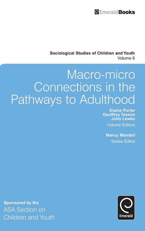Macro-Micro Connections in the Pathways to Adulthood: 6 (Sociological Studies of Children and Youth, 6)