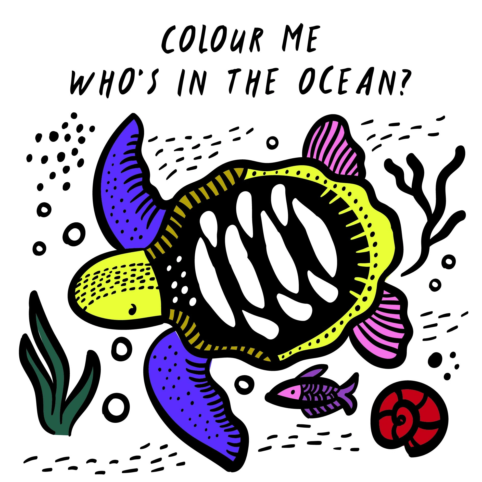 Colour Me: Who's in the Ocean?: Baby's First Bath Book: 1 (Wee Gallery) (Wee Gallery Bath Books)