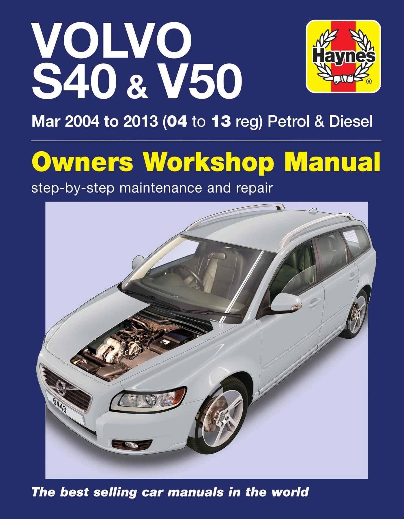 Haynes Volvo S40 & V50 Petrol & Diesel (Mar '04-'13) Repair Manual (Paperback)
