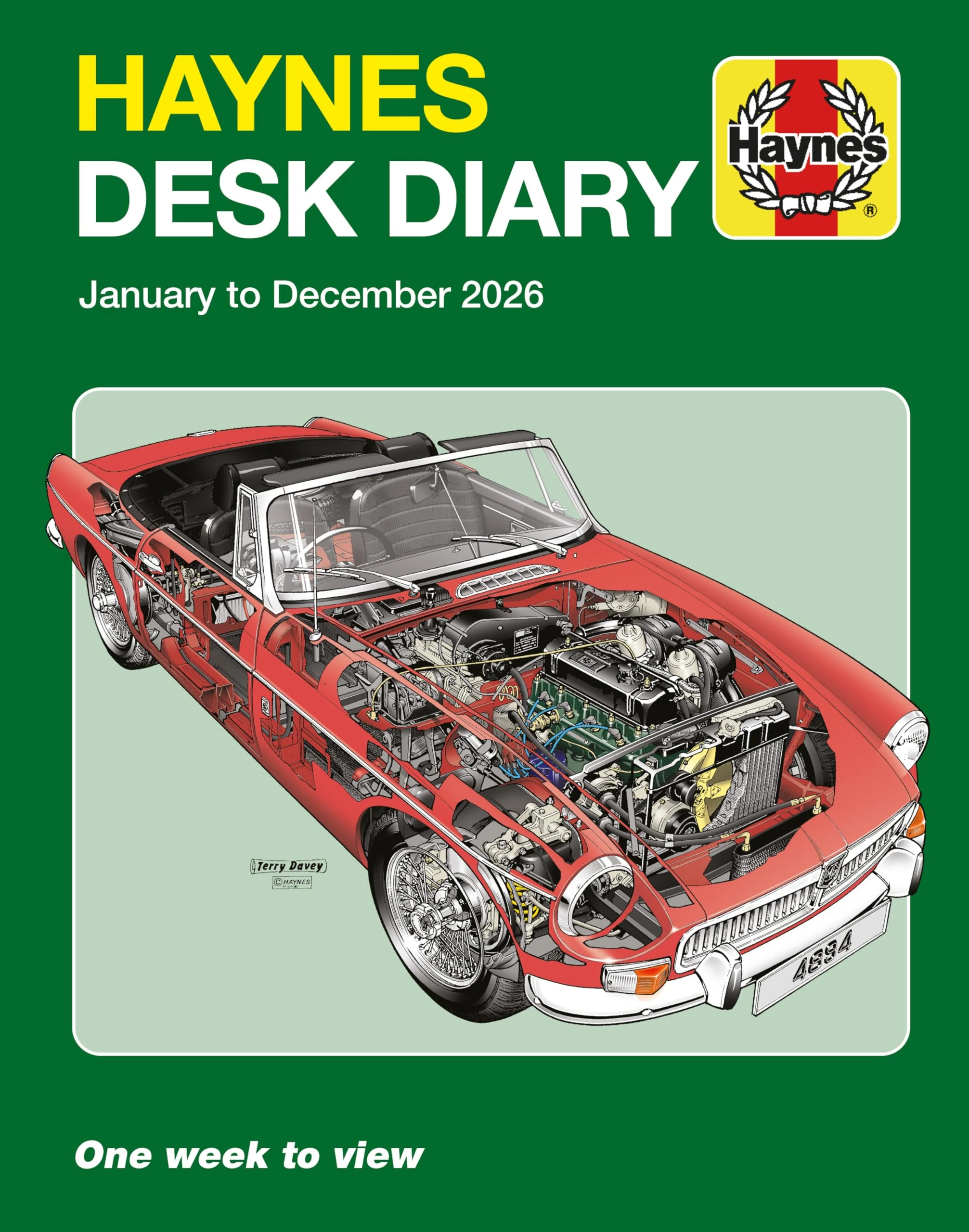 Haynes 2026 Hardback Desk Diary: January to December 2026