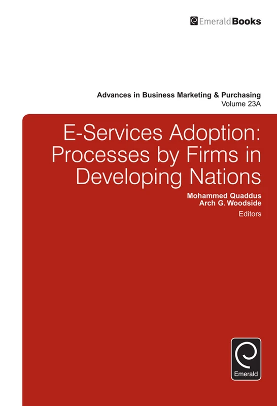 E-Services Adoption: Processes by Firms in Developing Nations: 23, Part A (Advances in Business Marketing and Purchasing, 23, Part A) - Image 1