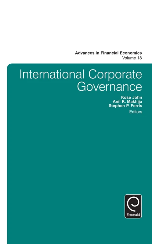 International Corporate Governance: 18 (Advances in Financial Economics, 18)