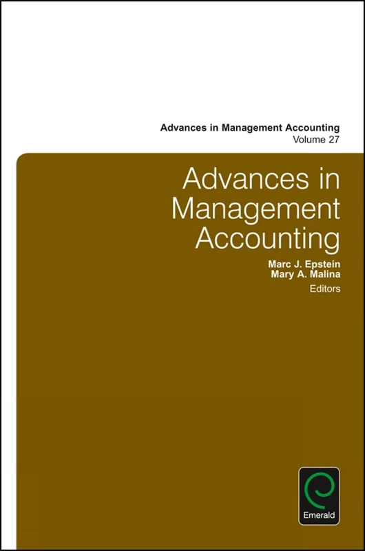 Advances in Management Accounting: 27