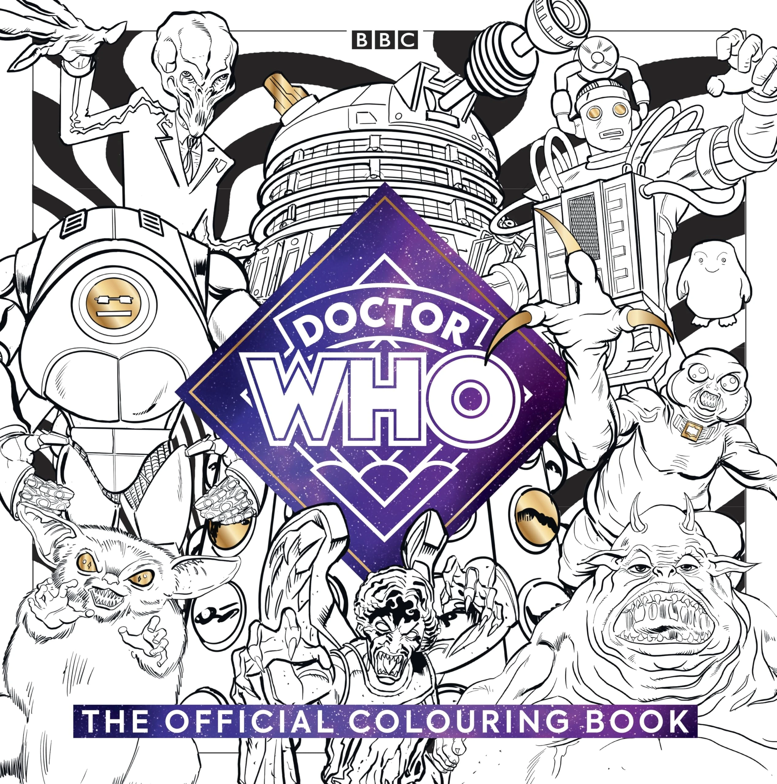 The Official Doctor Who Colouring Book