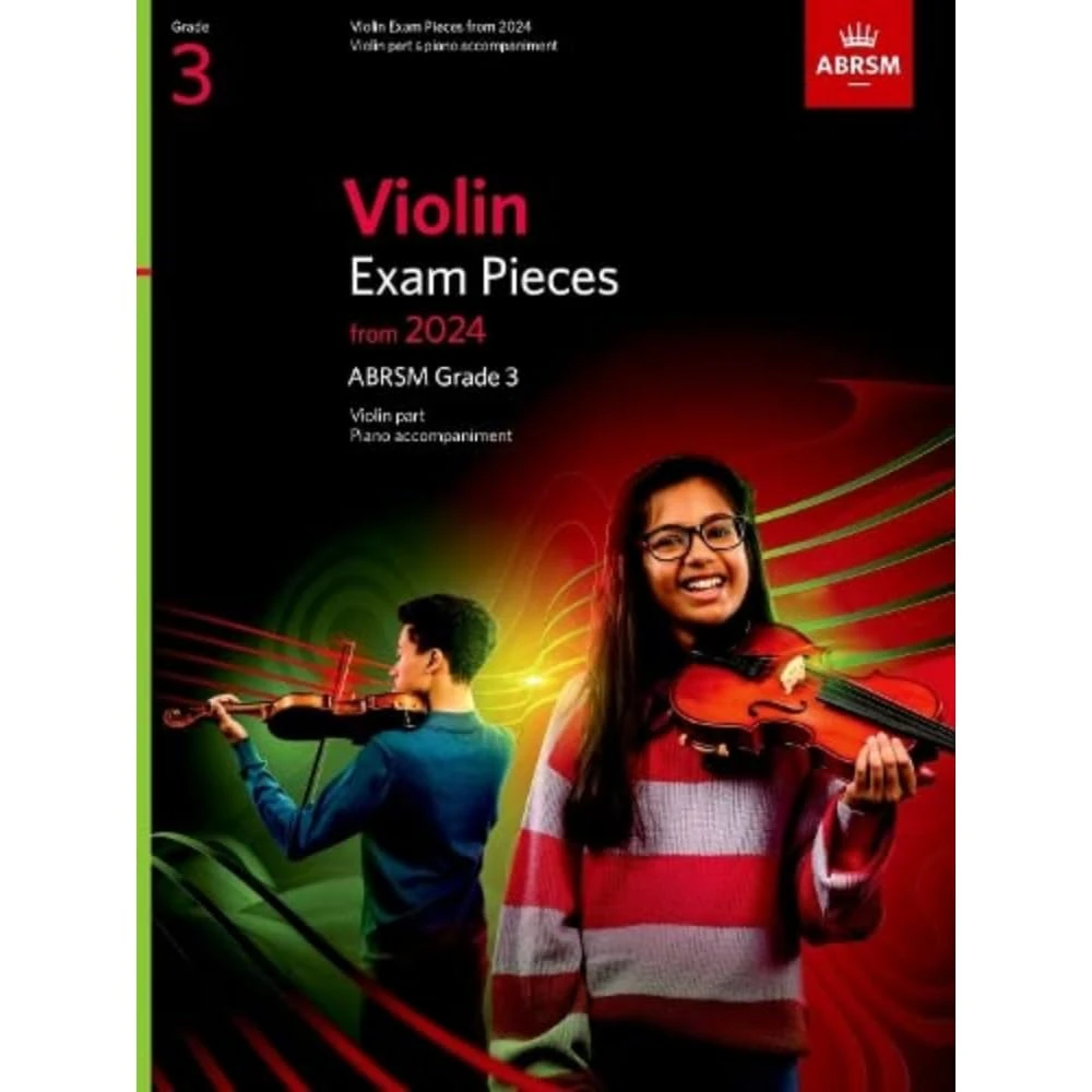 Violin Exam Pieces from 2024, ABRSM Grade 3, Violin Part & Piano Accompaniment (ABRSM Exam Pieces)