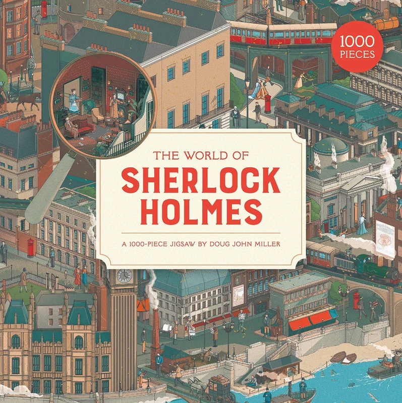 Laurence King Sherlock Holmes 1000-Piece Puzzle - London Scene