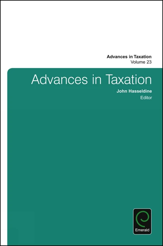 Advances in Taxation: 23