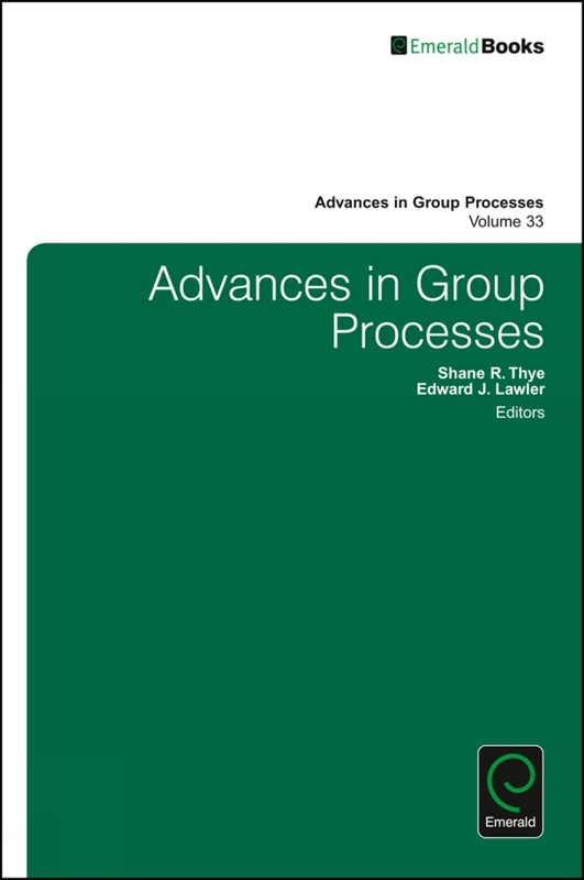 Advances in Group Processes: 33