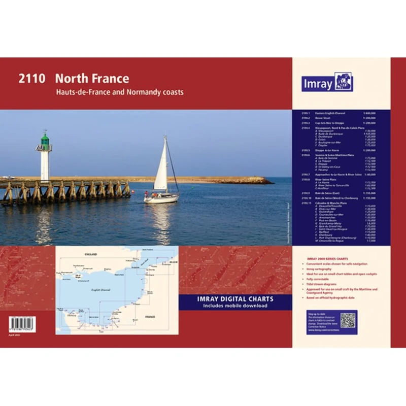 2110 North France Chart Pack: Hauts-de-France and Normandy Coasts (2000)