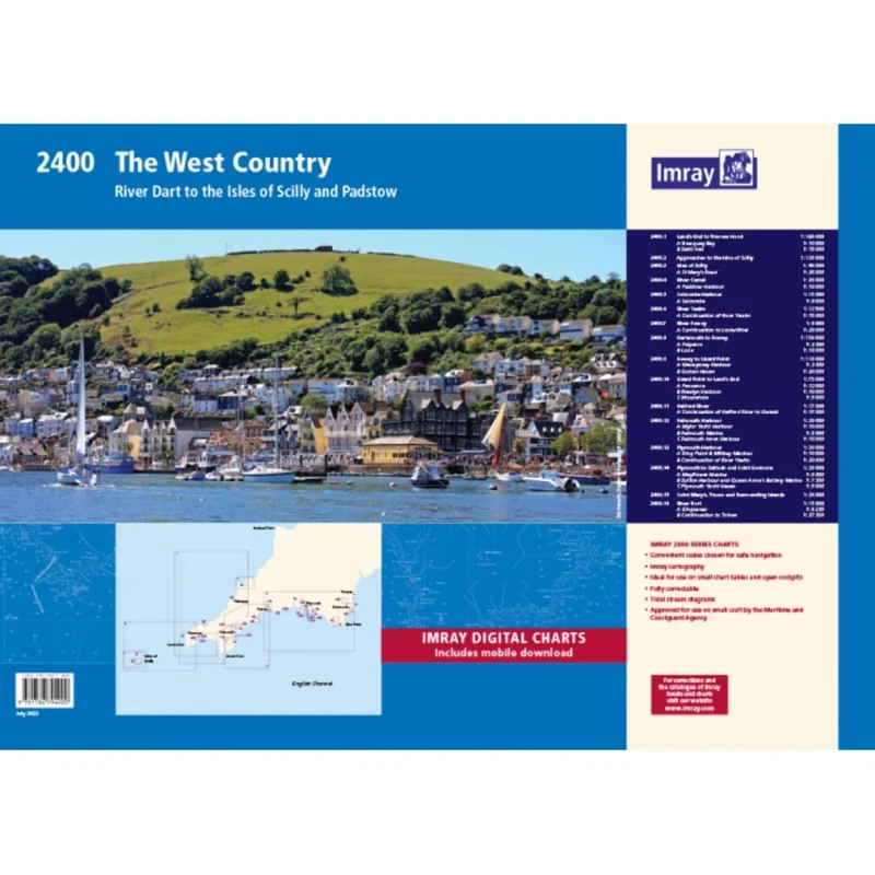2400 West Country Chart Pack: River Dart to the Isles of Scilly and Padstow (2000 Series)