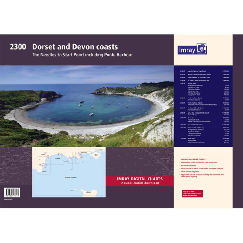2300: Dorset and Devon Coasts Chart Pack Wiro Bound (2000)
