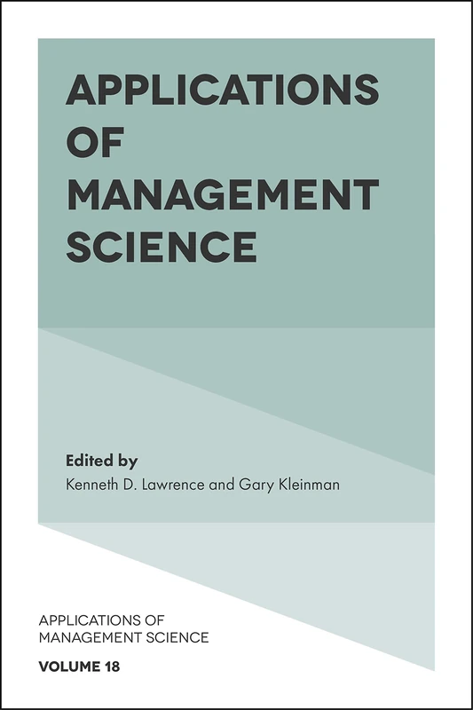 Applications of Management Science: 18