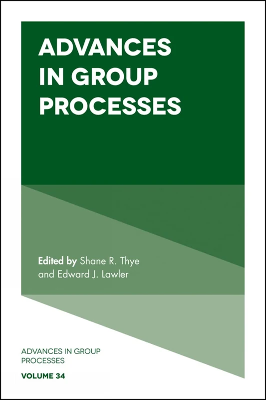 Advances in Group Processes: 34