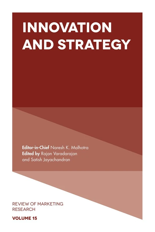 Innovation and Strategy: 15 (Review of Marketing Research, 15)