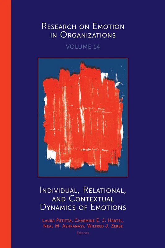 Individual, Relational, and Contextual Dynamics of Emotions: 14 (Research on Emotion in Organizations, 14)