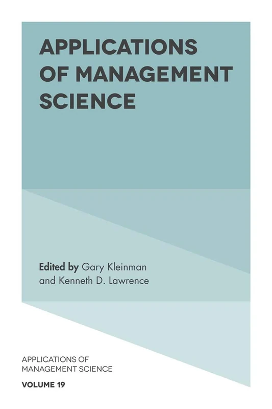 Applications of Management Science: 19