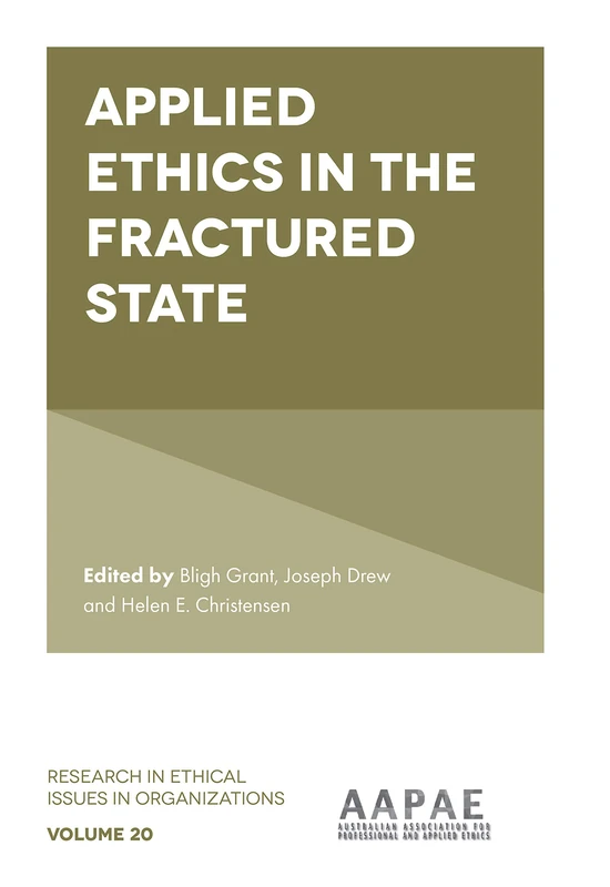 Applied Ethics in the Fractured State: 20 (Research in Ethical Issues in Organizations, 20)