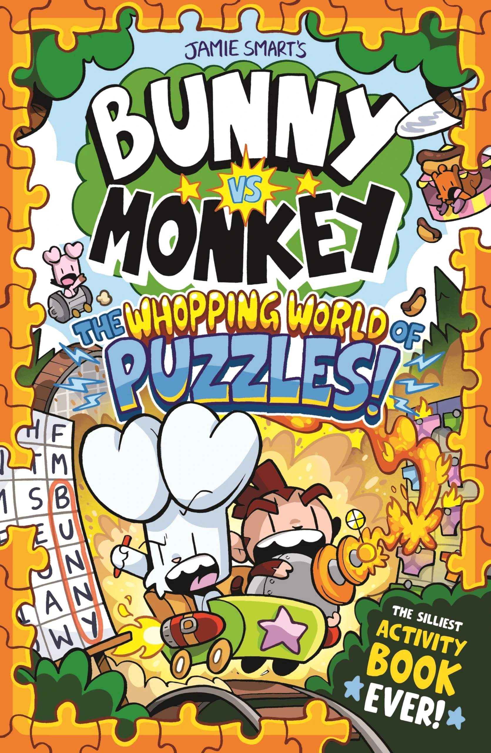 Bunny vs Monkey: The Whopping World of Puzzles (a Phoenix Comic Book, from the multi-million-selling creative genius Jamie Smart)