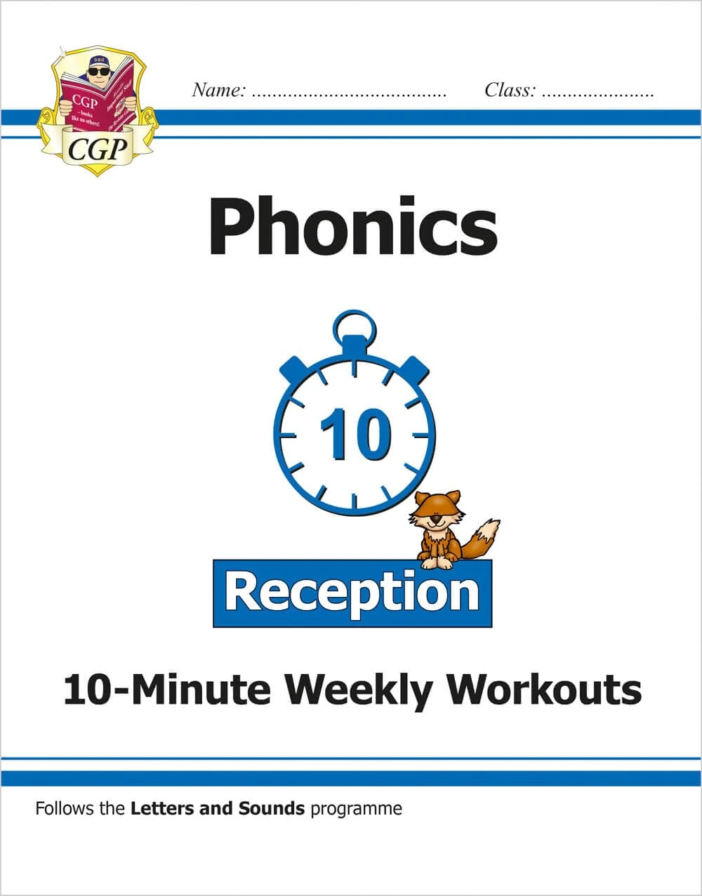 Reception English Phonics 10-Minute Weekly Workouts (CGP Reception Phonics)