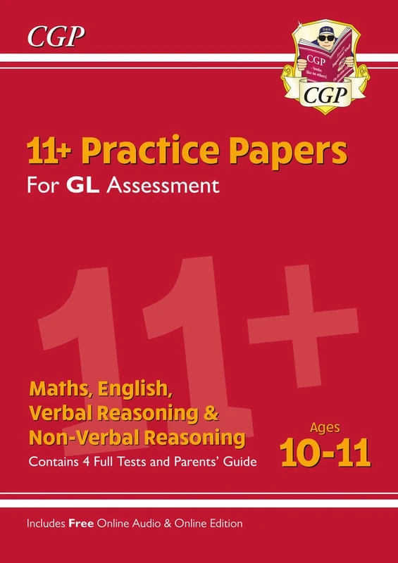 11+ GL Practice Papers Mixed Pack - Ages 10-11 (with Parents' Guide & Online Edition): for the 2026 tests (CGP GL 11+ Ages 10-11)