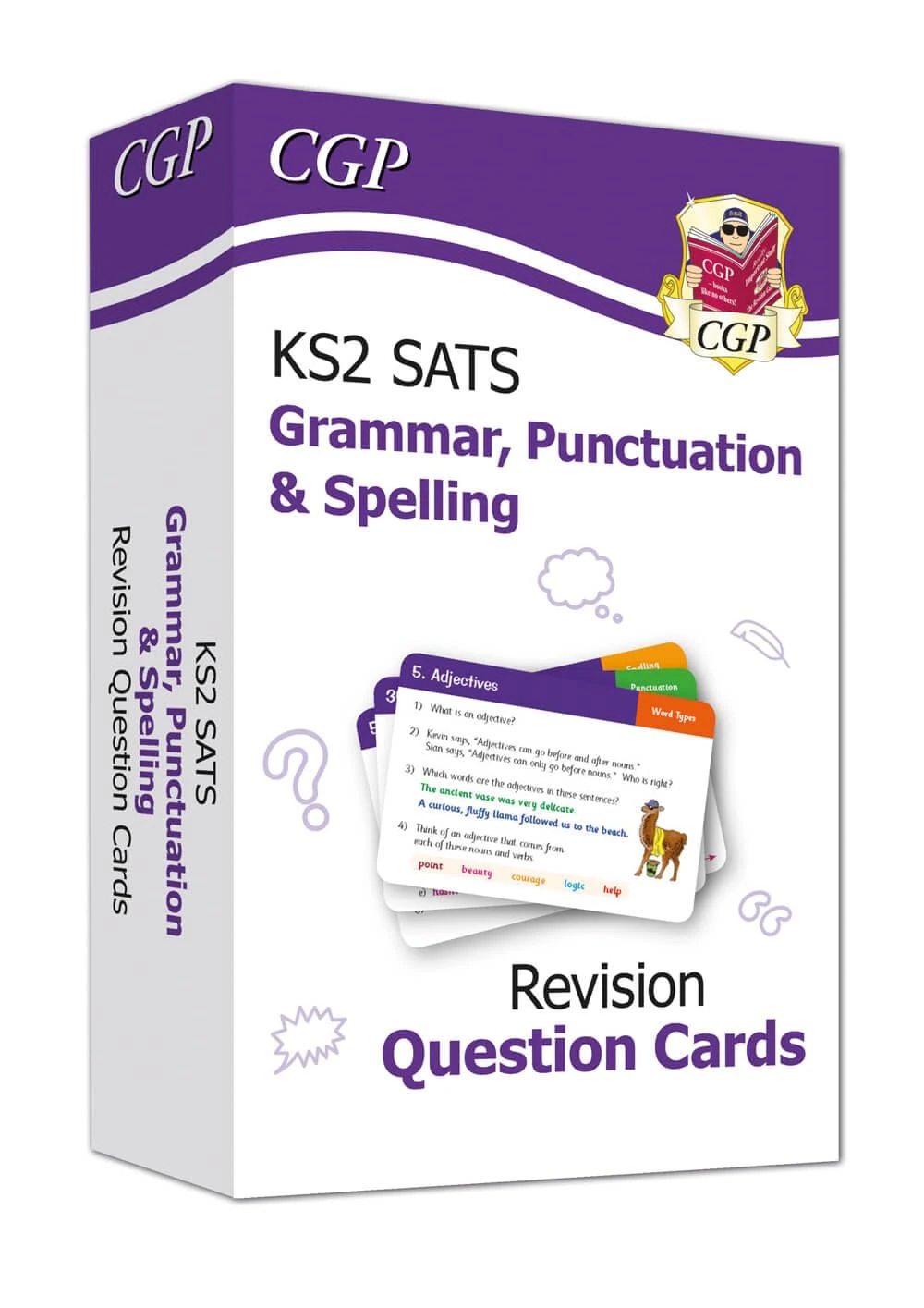 KS2 English Year 6 SATS Revision Question Cards: Grammar, Punctuation & Spelling (for 2026) (CGP SATS English)