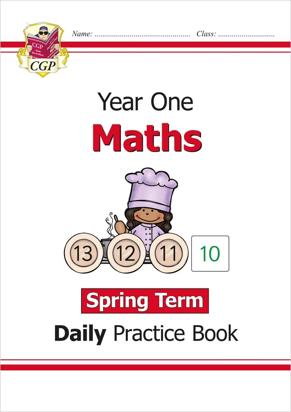 KS1 Maths Year 1 Daily Practice Book: Spring Term (CGP Year 1 Daily Workbooks)